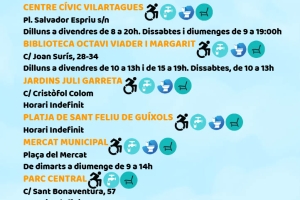 Llista refugis climàtics - Estiu 2026