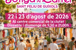 Sant Feliu de Guíxols celebra una nova edició de la "Botiga al Carrer" aquest cap de setmana